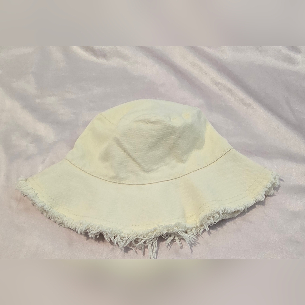 Cotton Cream Bucket Sun Hat